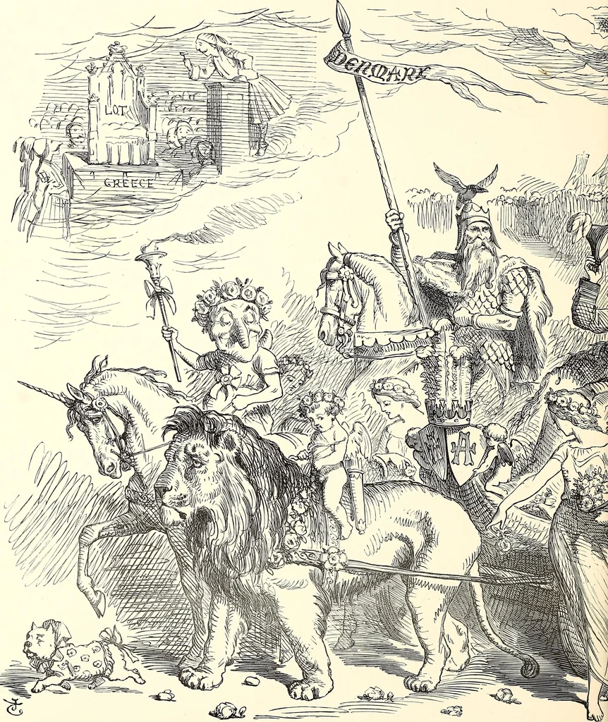 An illustration from Cartoons : Selected from the pages of "Punch", 1901, leaf 39