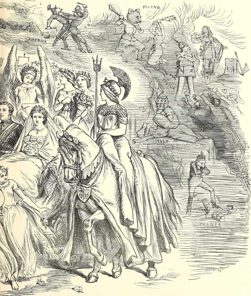 An illustration from Cartoons : Selected from the pages of "Punch", 1901, leaf 40
