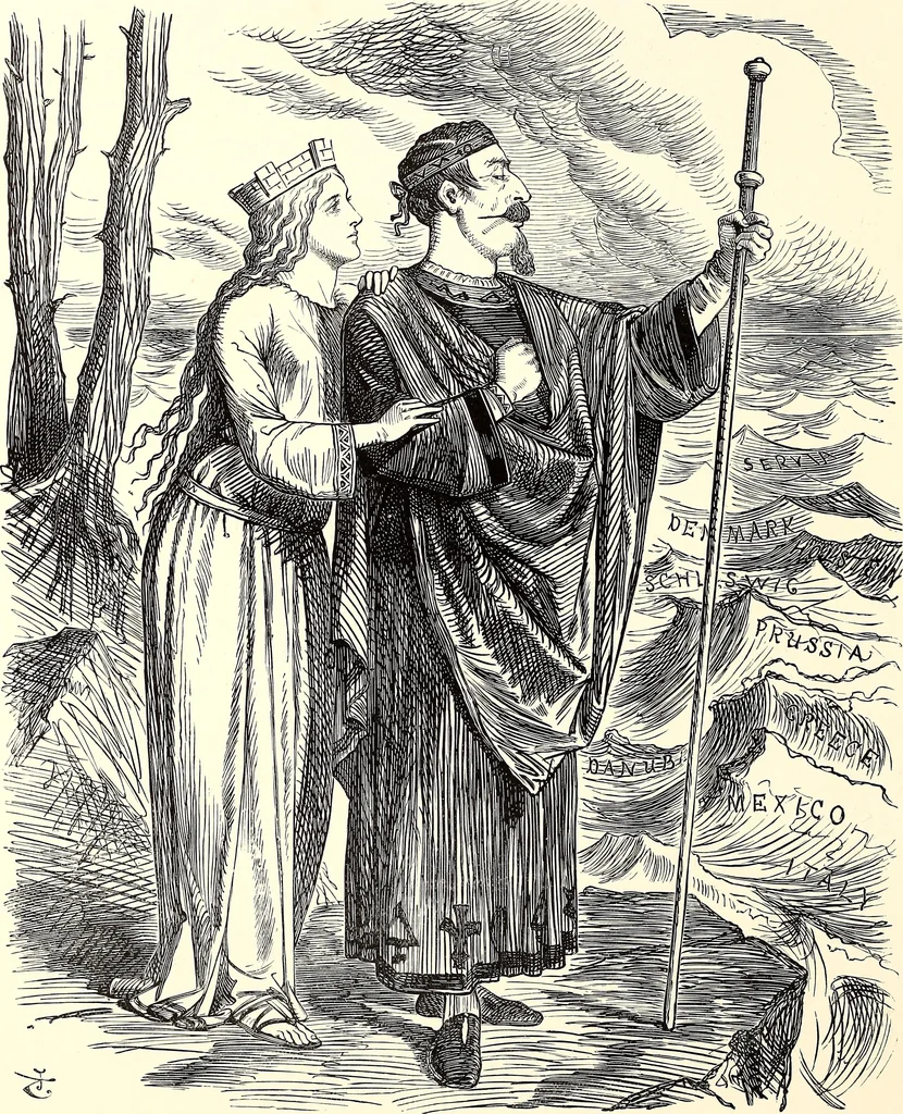 An illustration from Cartoons : Selected from the pages of "Punch", 1901, leaf 41