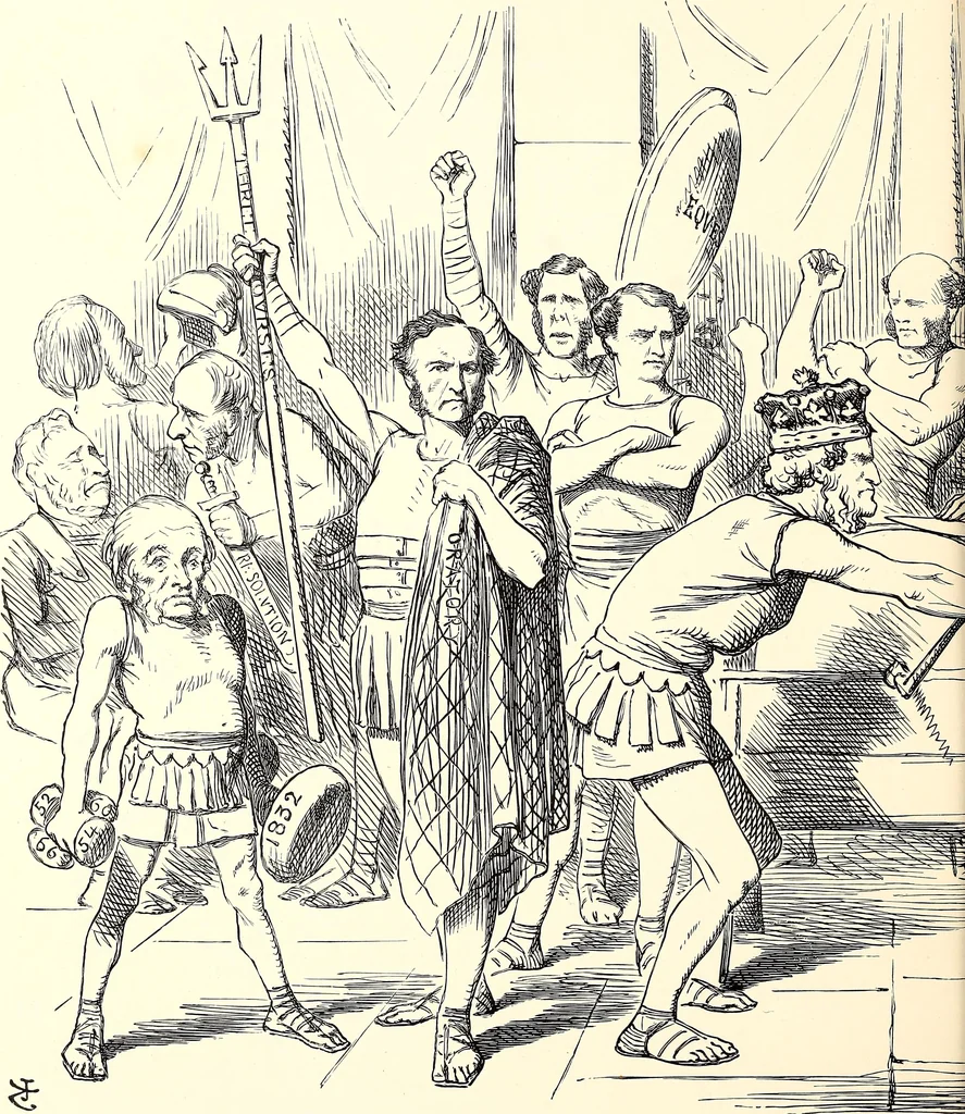 An illustration from Cartoons : Selected from the pages of "Punch", 1901, leaf 47