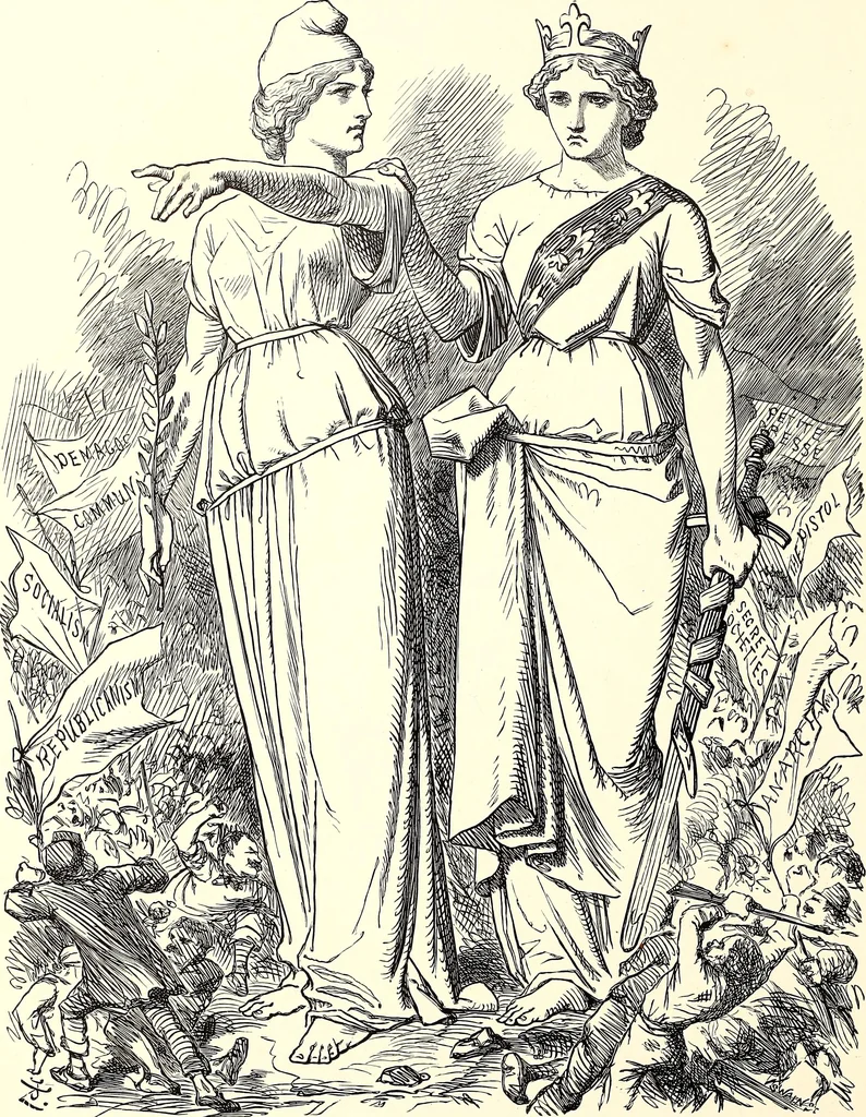 An illustration from Cartoons : Selected from the pages of "Punch", 1901, leaf 49