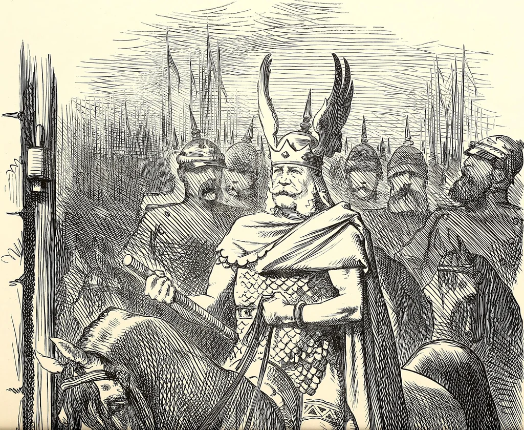 An illustration from Cartoons : Selected from the pages of "Punch", 1901, leaf 55