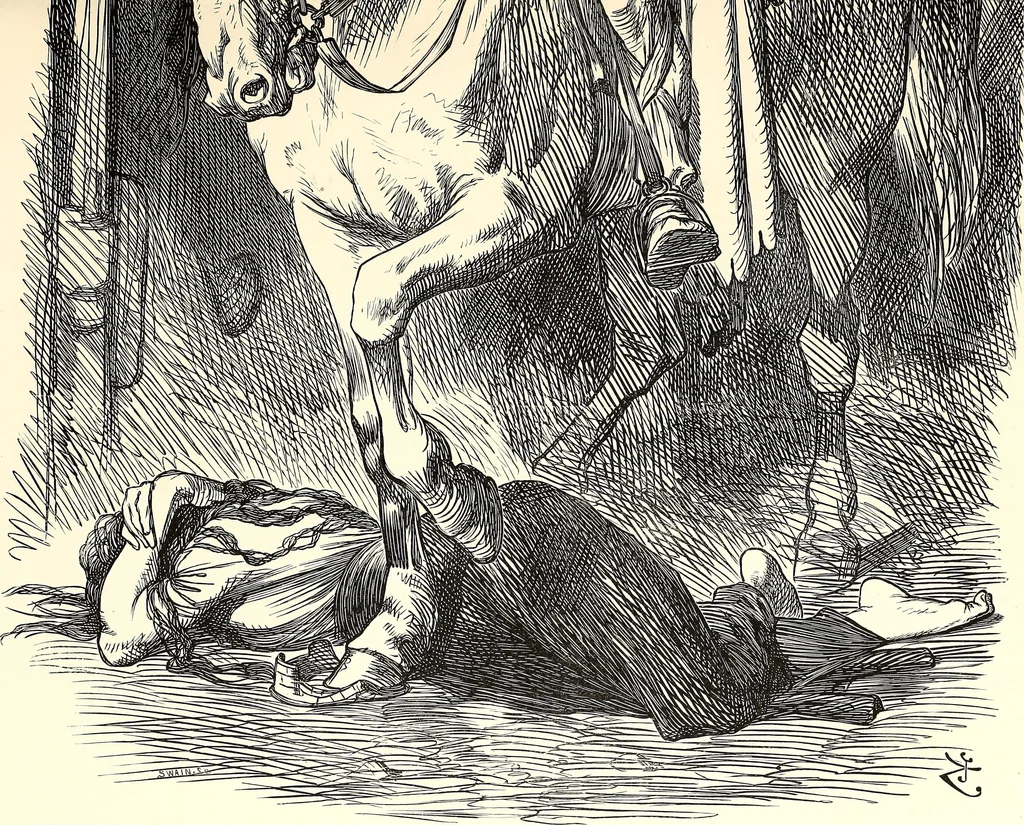 An illustration from Cartoons : Selected from the pages of "Punch", 1901, leaf 56