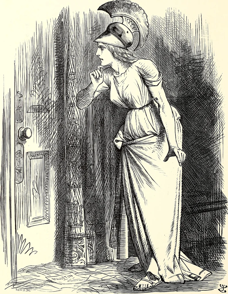 An illustration from Cartoons : Selected from the pages of "Punch", 1901, leaf 57