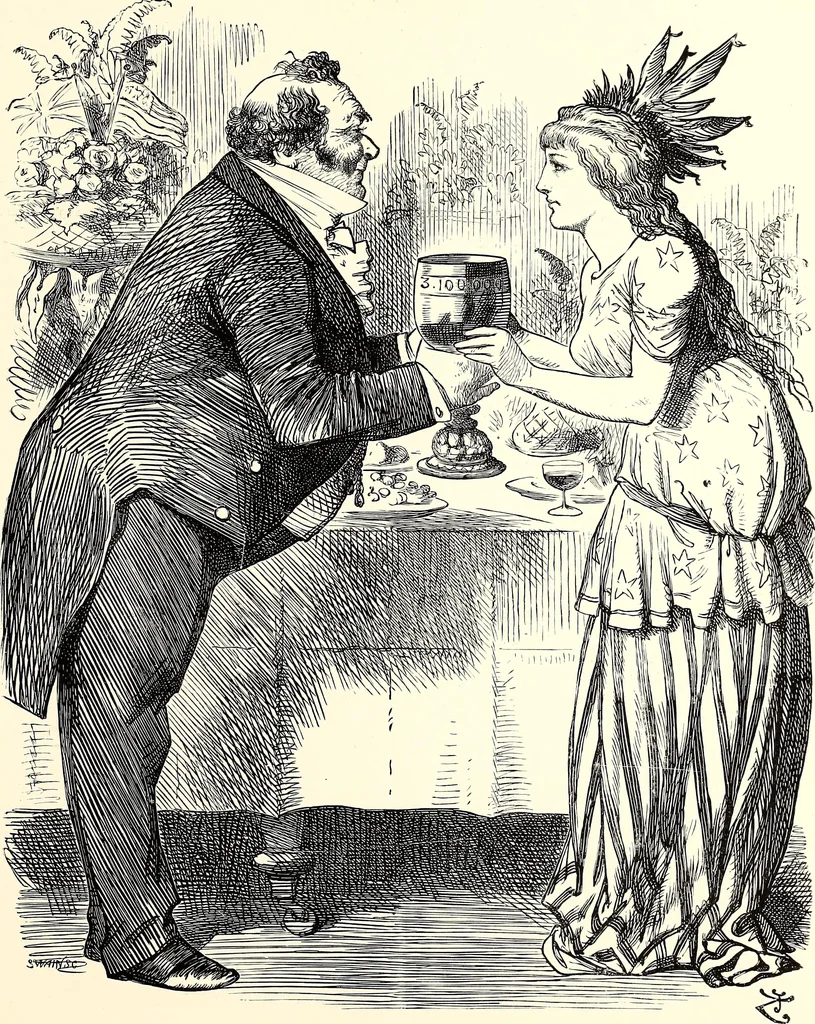 An illustration from Cartoons : Selected from the pages of "Punch", 1901, leaf 58