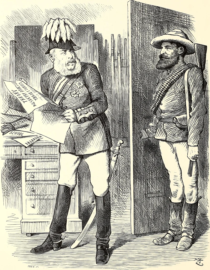 An illustration from Cartoons : Selected from the pages of "Punch", 1901, leaf 69