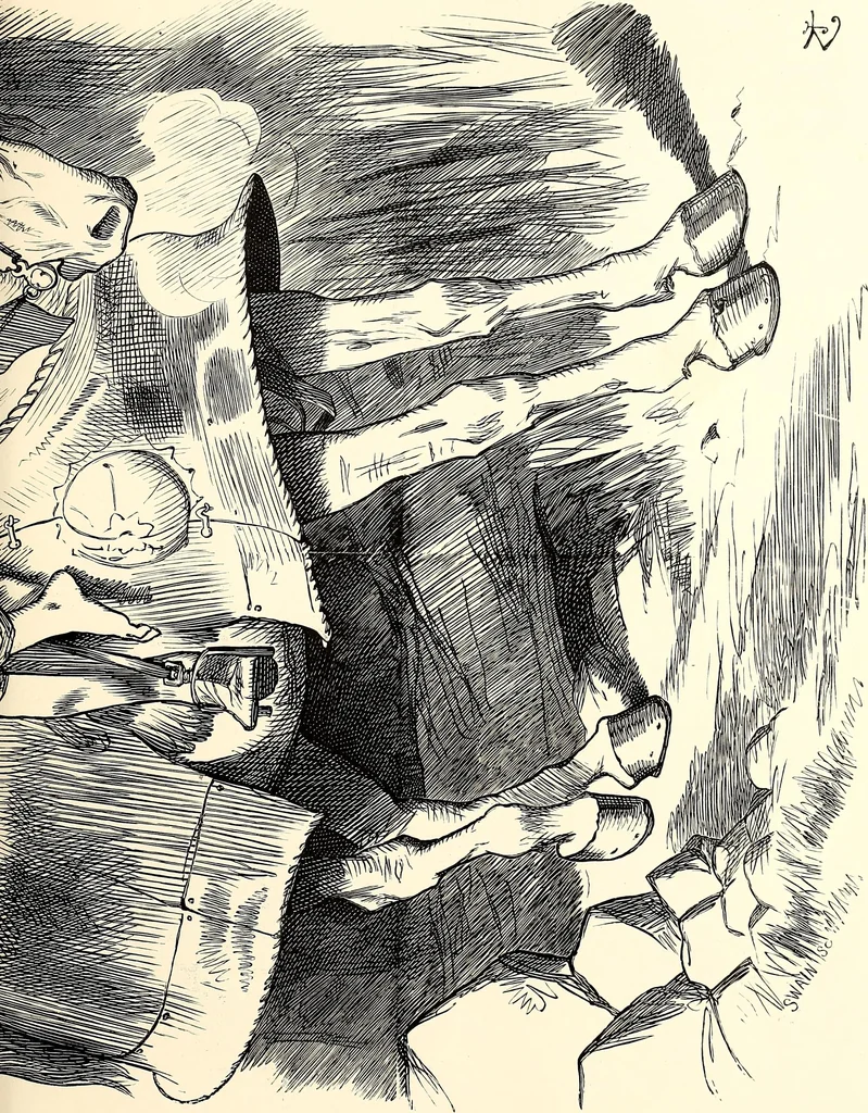 An illustration from Cartoons : Selected from the pages of "Punch", 1901, leaf 72