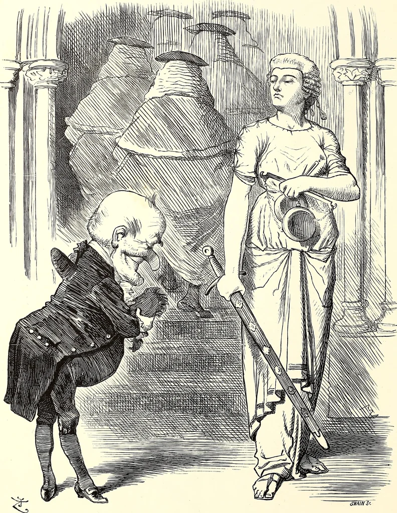 An illustration from Cartoons : Selected from the pages of "Punch", 1901, leaf 73