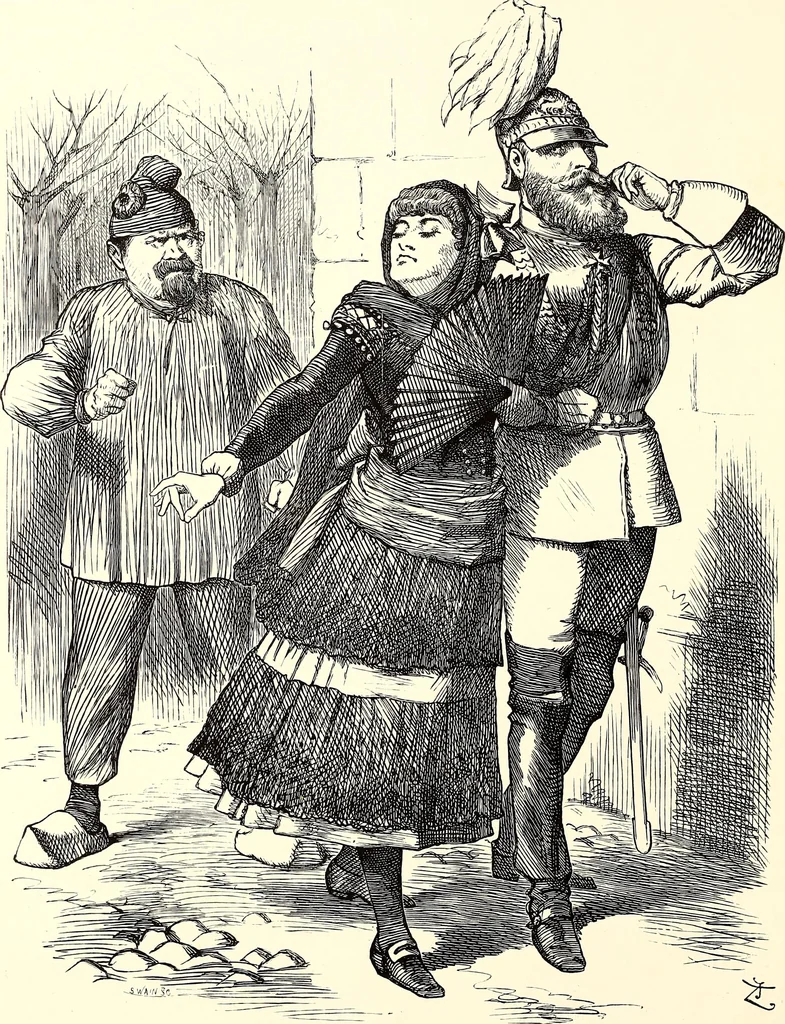 An illustration from Cartoons : Selected from the pages of "Punch", 1901, leaf 75