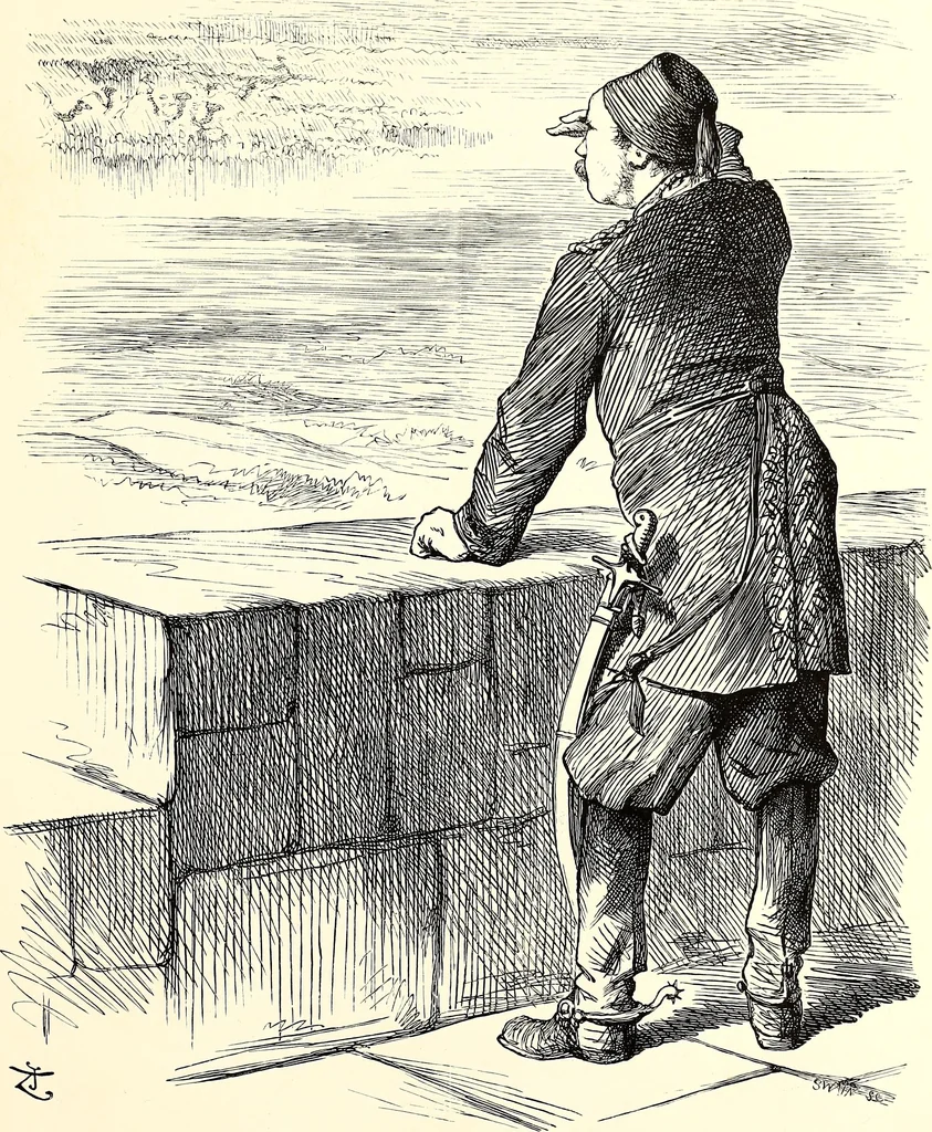An illustration from Cartoons : Selected from the pages of "Punch", 1901, leaf 76