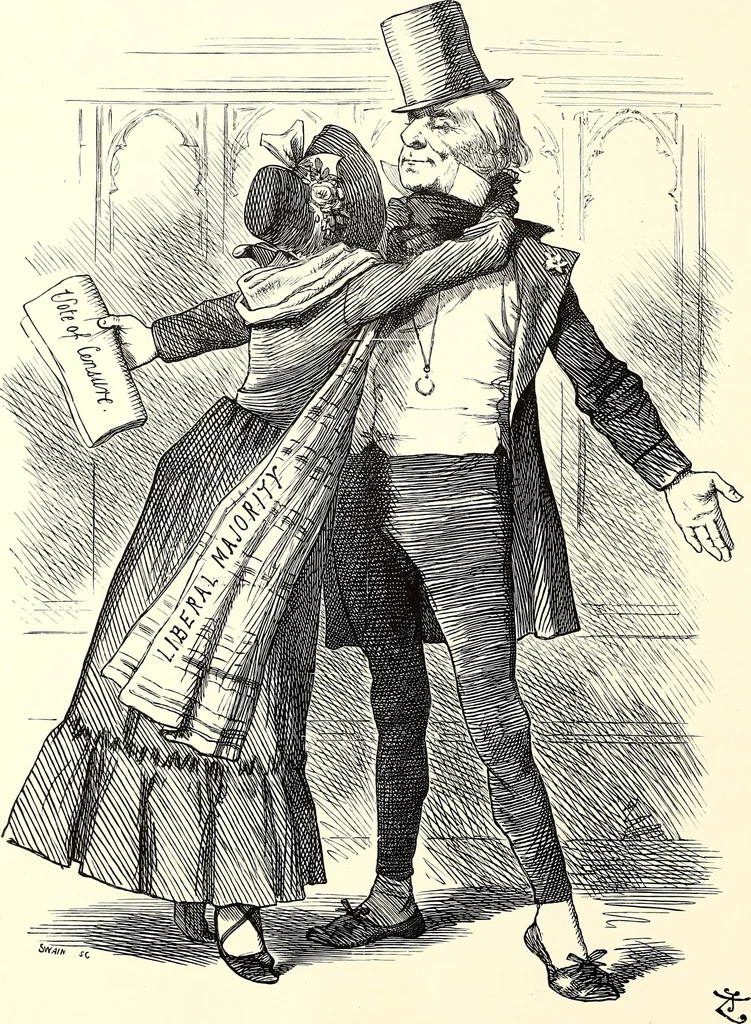 An illustration from Cartoons : Selected from the pages of "Punch", 1901, leaf 77