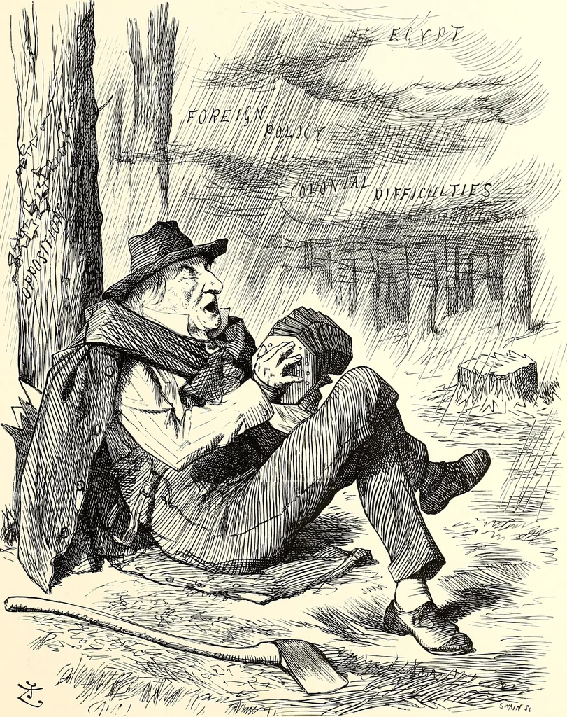 An illustration from Cartoons : Selected from the pages of "Punch", 1901, leaf 78