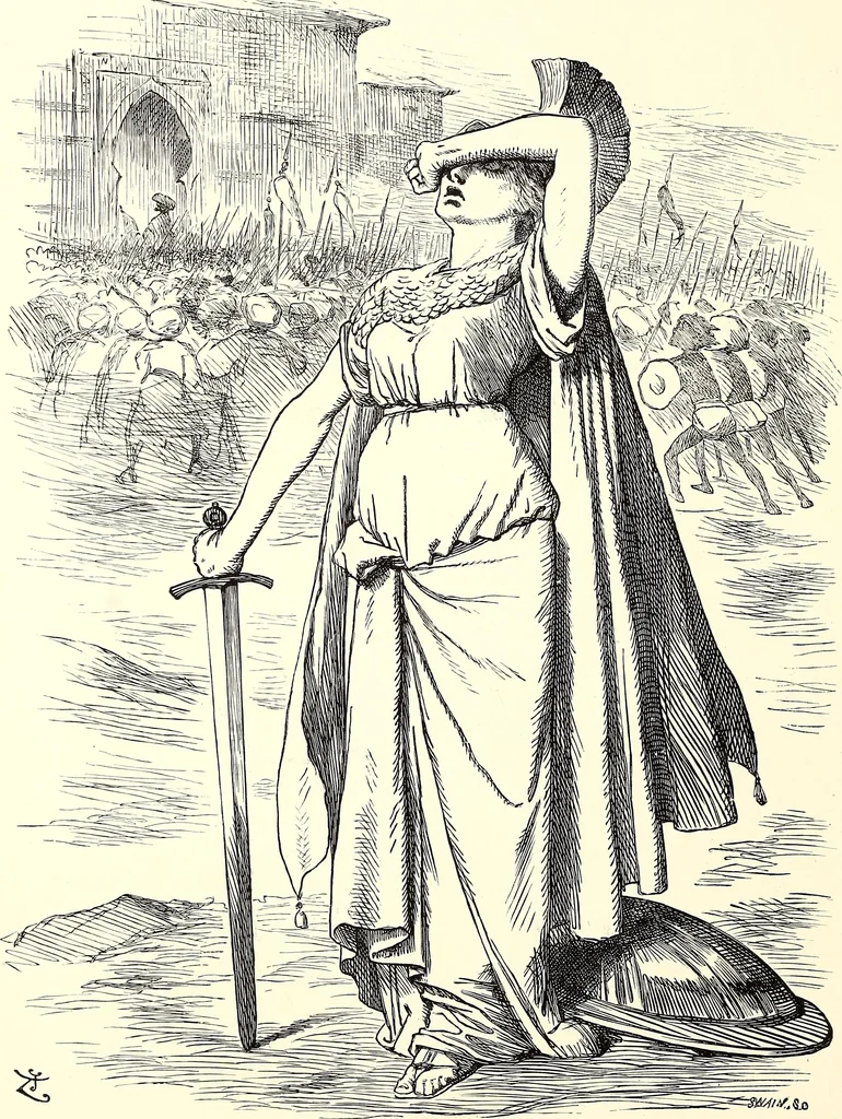An illustration from Cartoons : Selected from the pages of "Punch", 1901, leaf 79