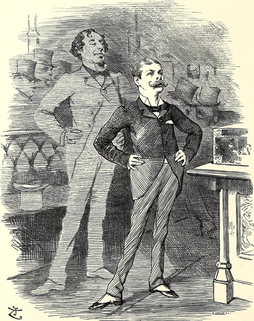 An illustration from Cartoons : Selected from the pages of "Punch", 1901, leaf 85