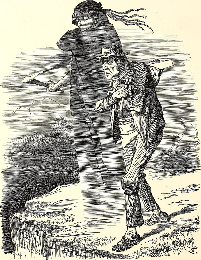 An illustration from Cartoons : Selected from the pages of "Punch", 1901, leaf 89