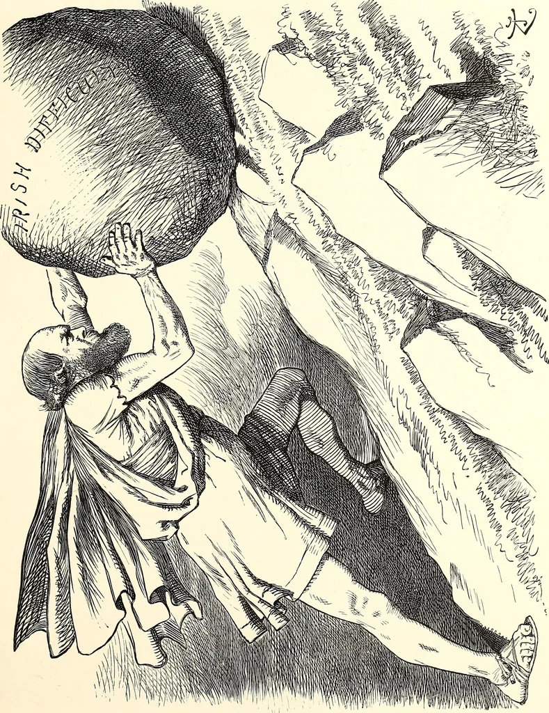An illustration from Cartoons : Selected from the pages of "Punch", 1901, leaf 90