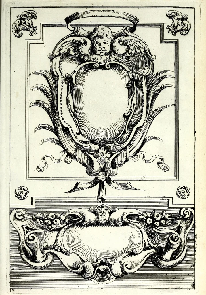 An illustration from [Cartouches, 1636, leaf 57