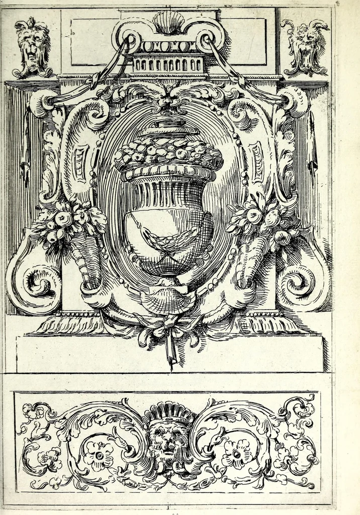 An illustration from [Cartouches, 1636, leaf 71
