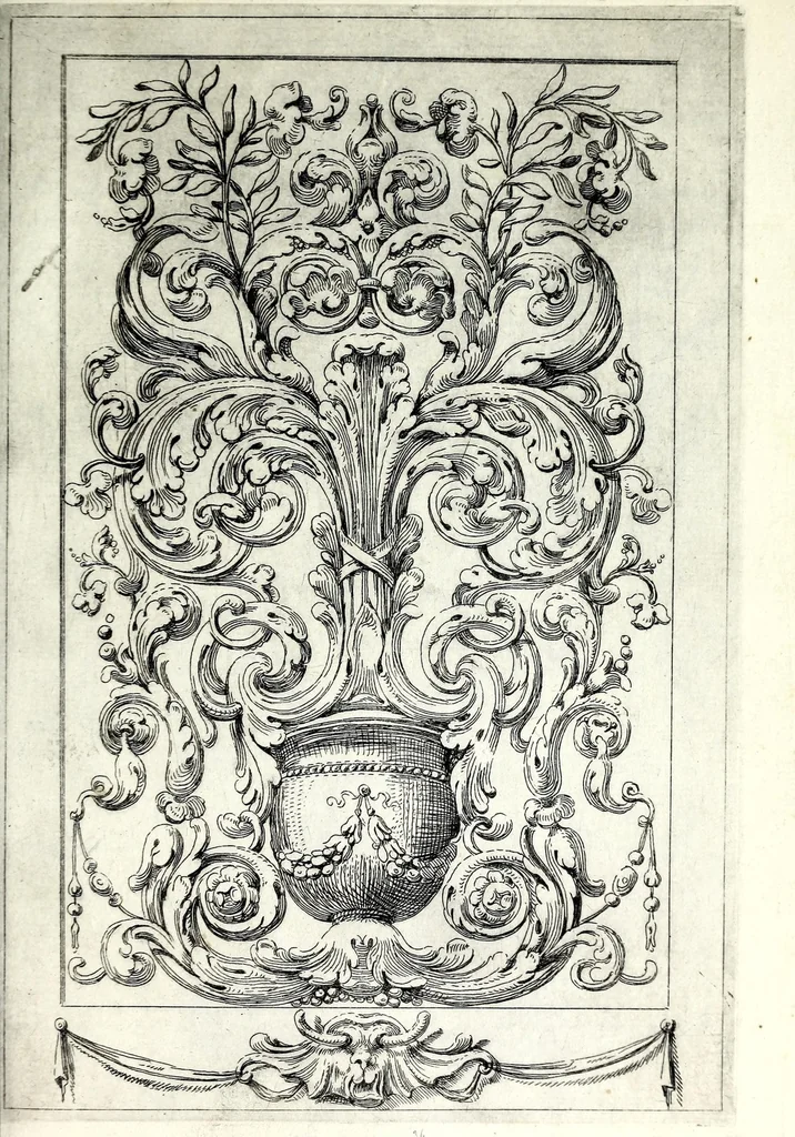 An illustration from [Cartouches, 1636, leaf 75