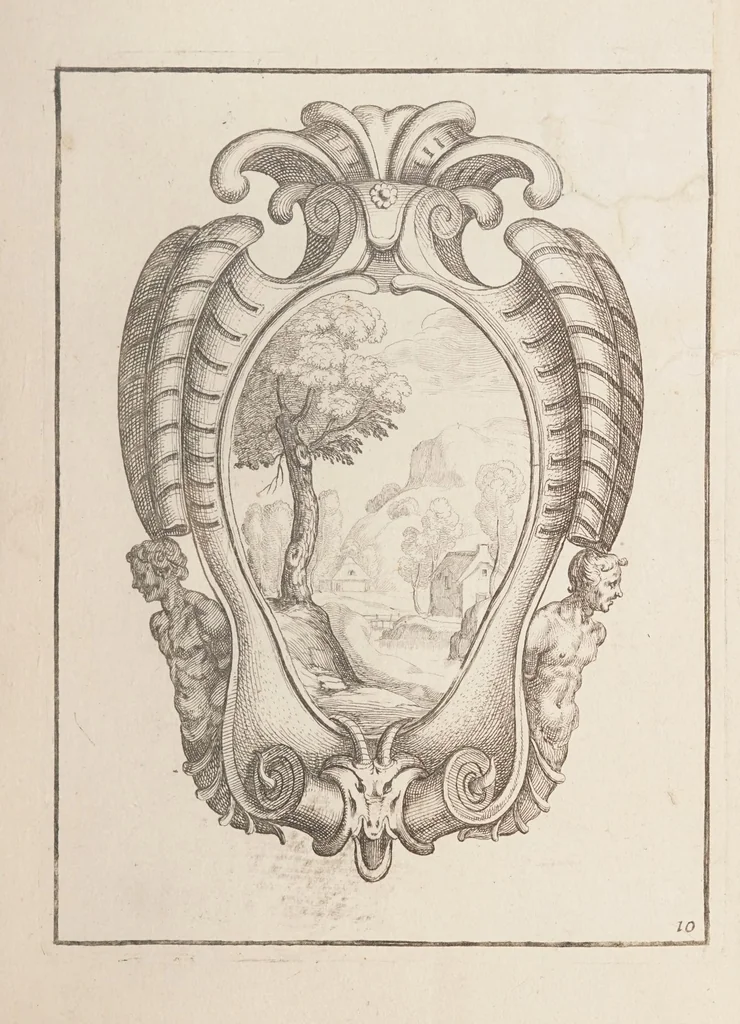 An illustration from Cartouches de diferentes inuentions tres vtilles a plussieurs sortes de personnes, 1632, leaf 21