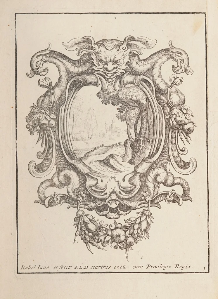 An illustration from Cartouches de diferentes inuentions tres vtilles a plussieurs sortes de personnes, 1632, leaf 3