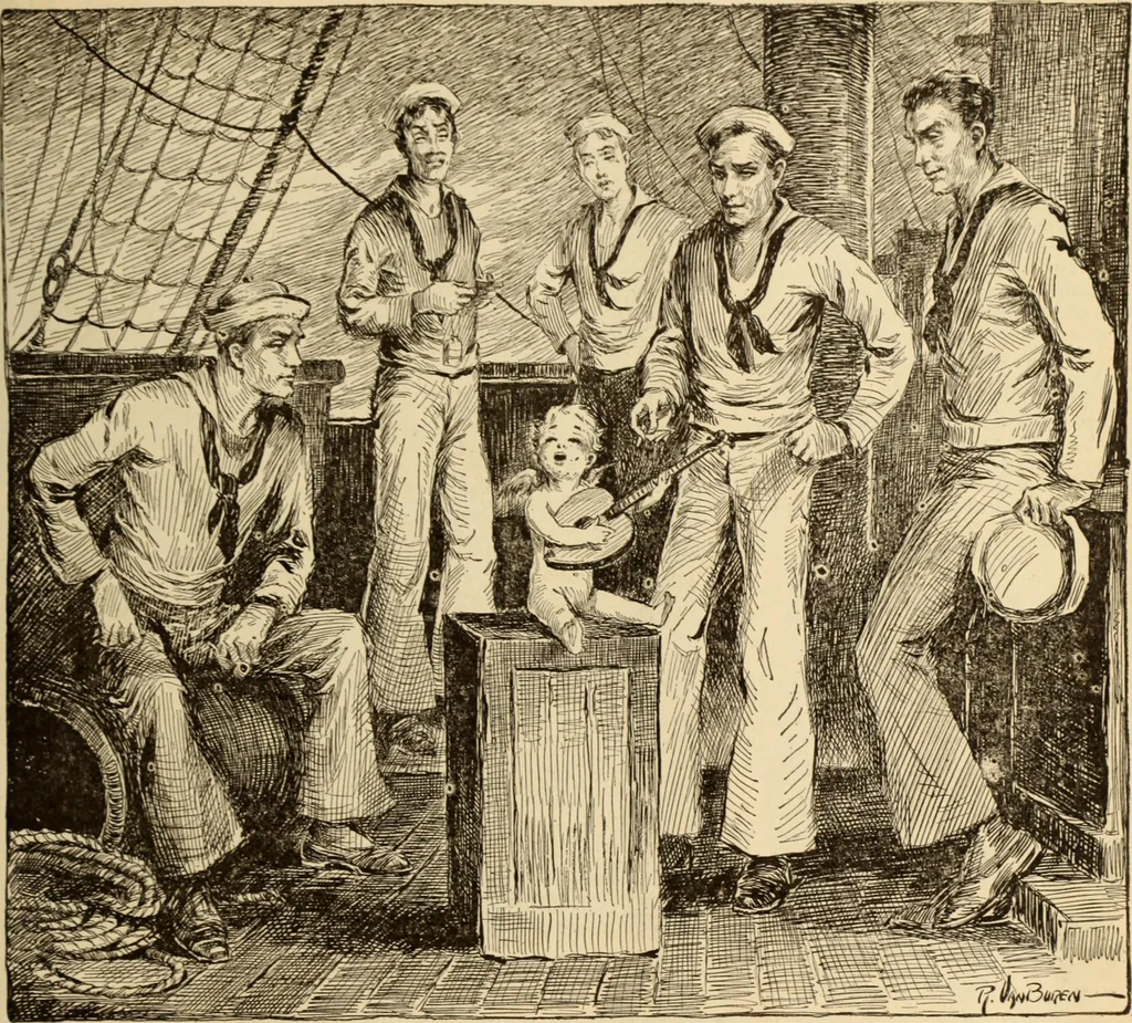 An illustration from Caricature. ed 1913, 1913, leaf 102