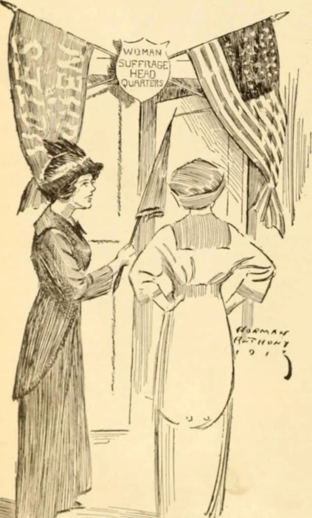 An illustration from Caricature. ed 1913, 1913, leaf 103