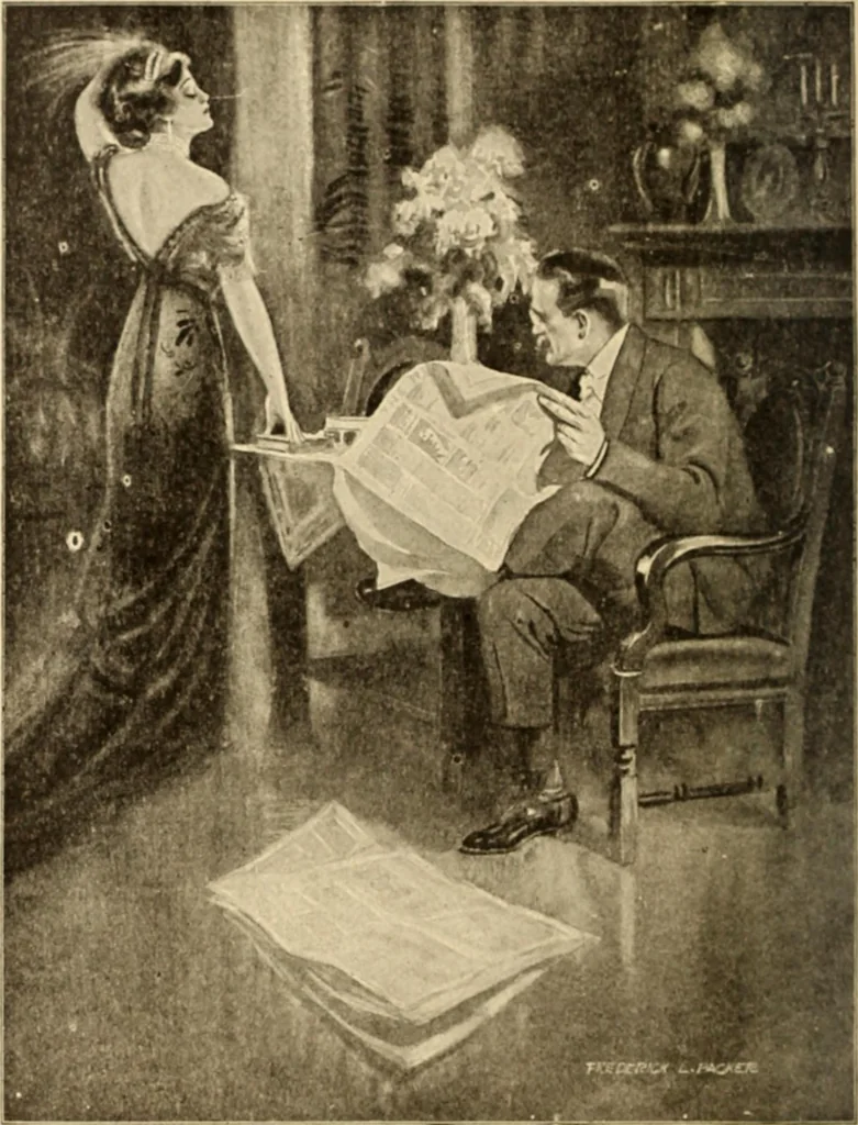 An illustration from Caricature. ed 1913, 1913, leaf 103