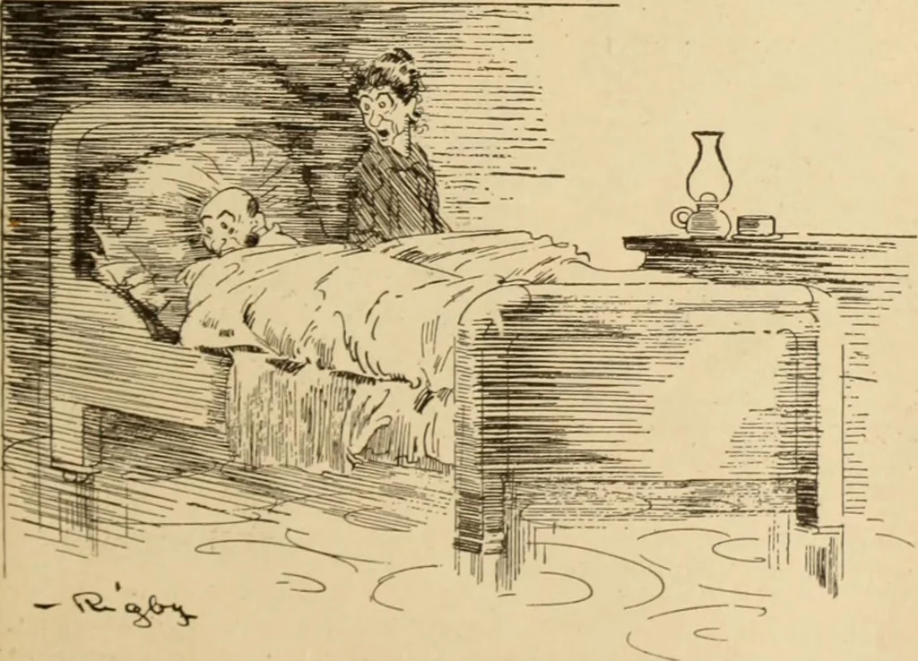 An illustration from Caricature. ed 1913, 1913, leaf 104