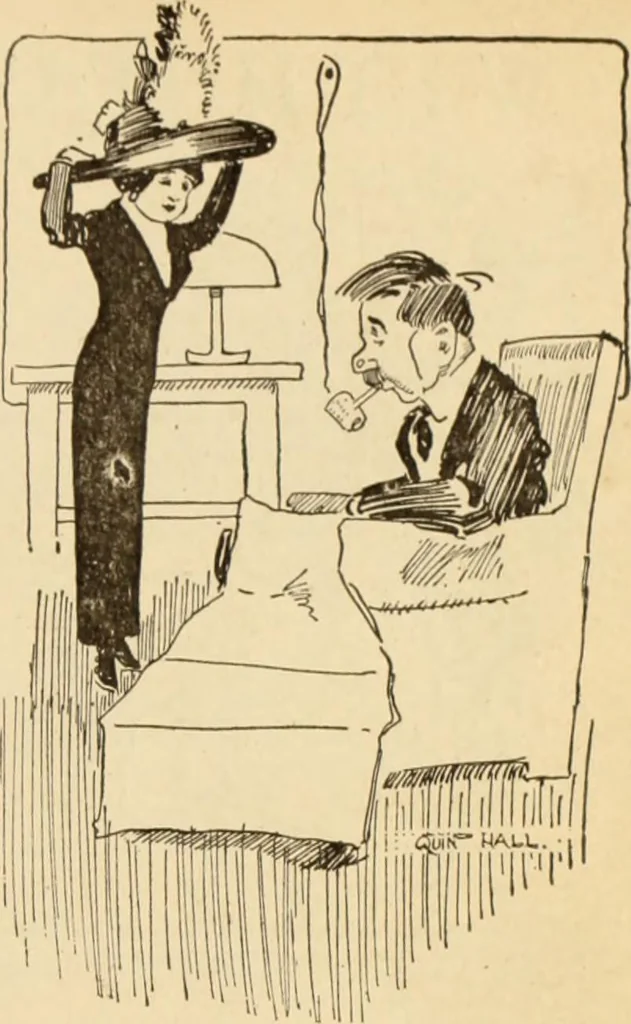 An illustration from Caricature. ed 1913, 1913, leaf 104