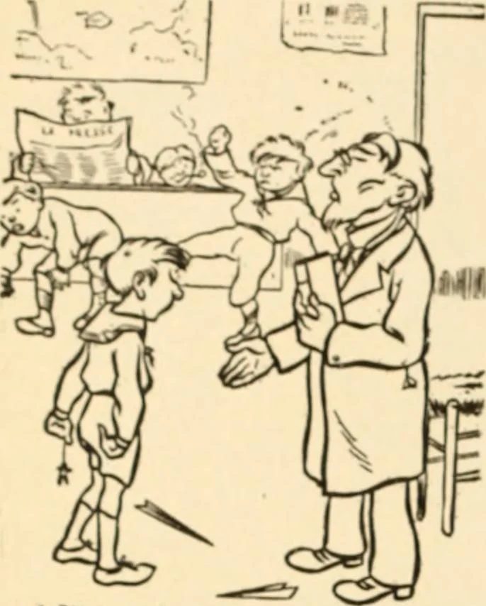 An illustration from Caricature. ed 1913, 1913, leaf 105