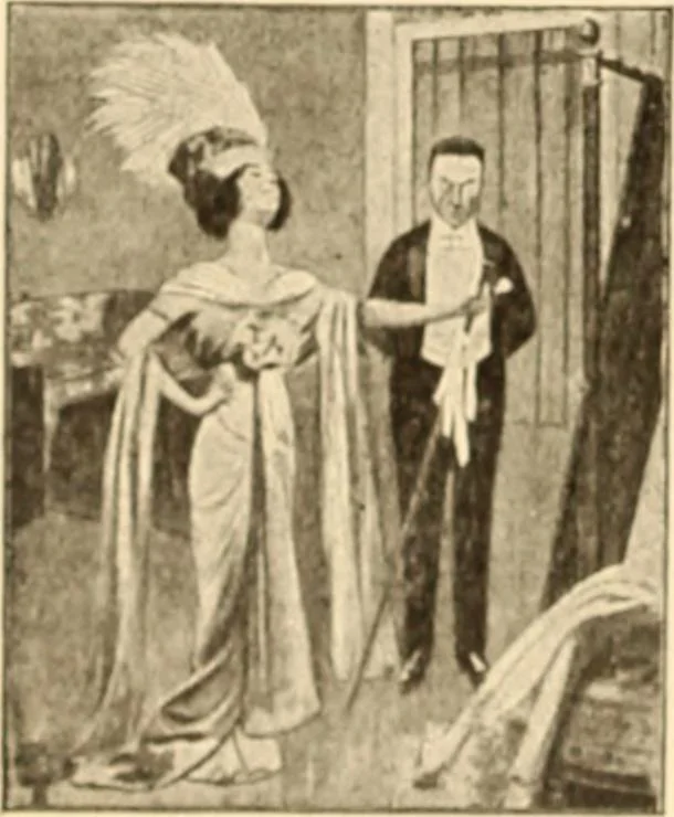 An illustration from Caricature. ed 1913, 1913, leaf 105