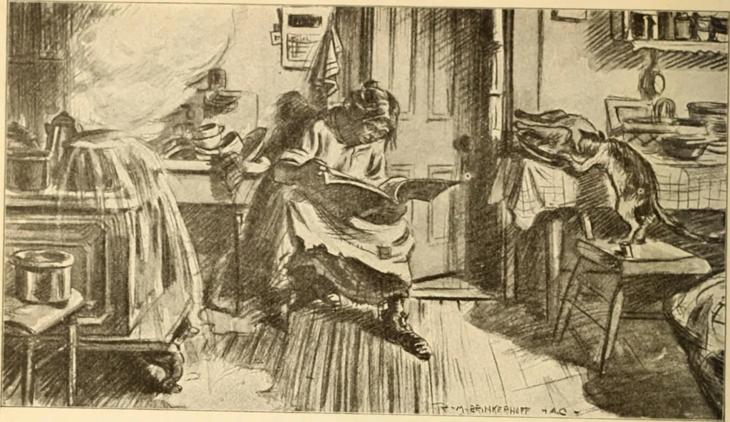 An illustration from Caricature. ed 1913, 1913, leaf 107