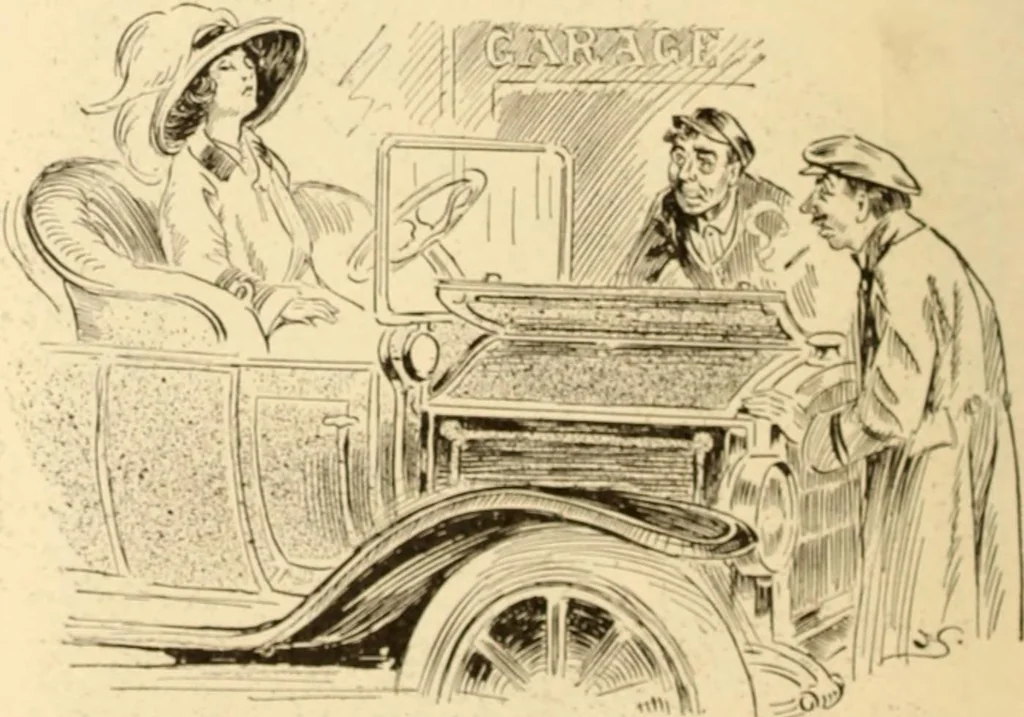 An illustration from Caricature. ed 1913, 1913, leaf 107