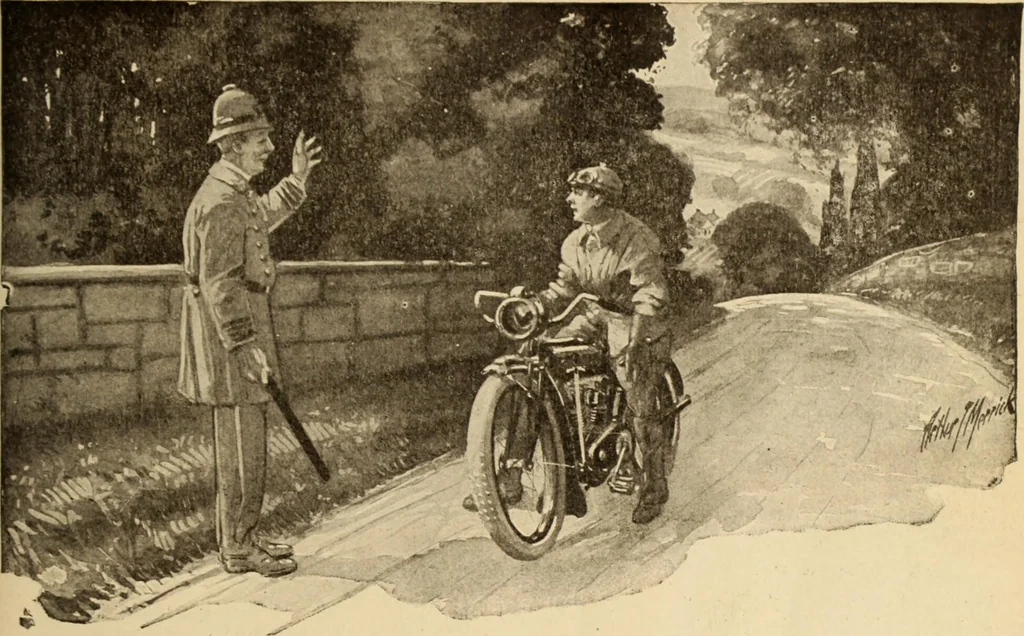 An illustration from Caricature. ed 1913, 1913, leaf 108
