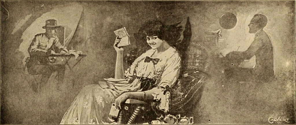 An illustration from Caricature. ed 1913, 1913, leaf 110