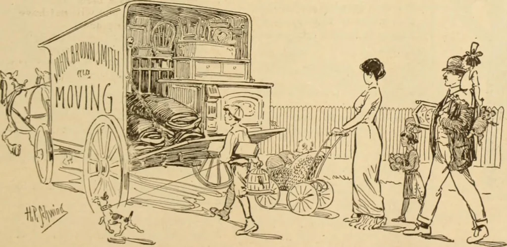 An illustration from Caricature. ed 1913, 1913, leaf 112