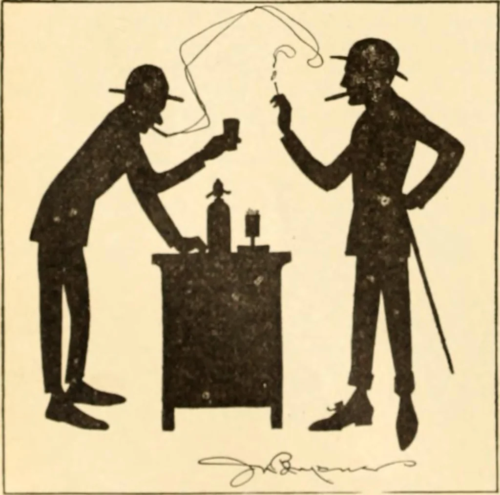 An illustration from Caricature. ed 1913, 1913, leaf 113