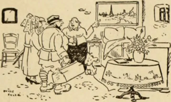 An illustration from Caricature. ed 1913, 1913, leaf 114