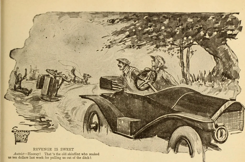 An illustration from Caricature. ed 1913, 1913, leaf 116