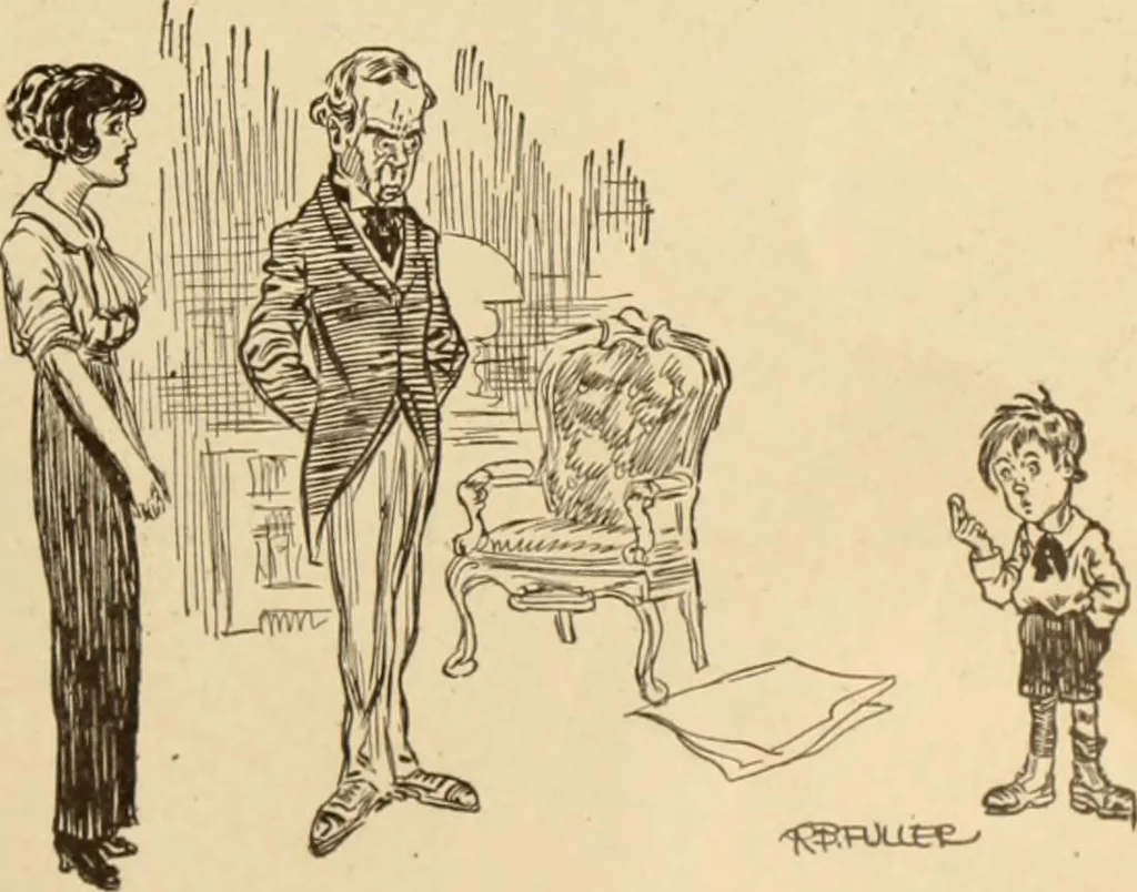 An illustration from Caricature. ed 1913, 1913, leaf 116