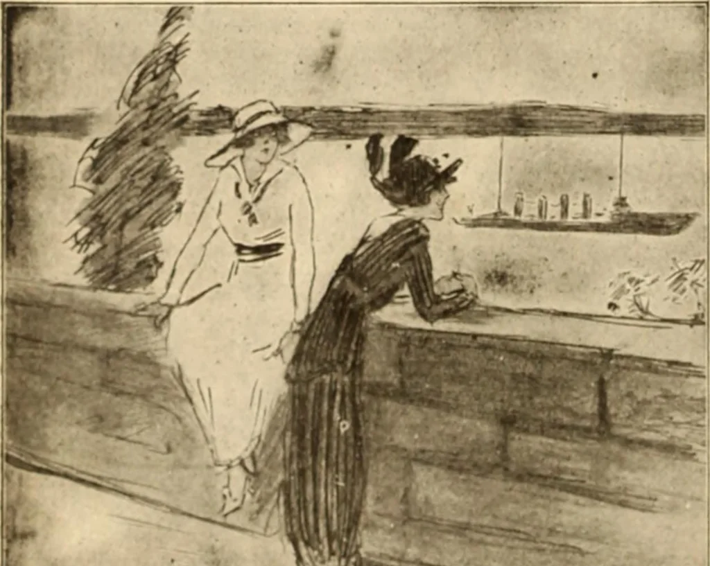 An illustration from Caricature. ed 1913, 1913, leaf 117