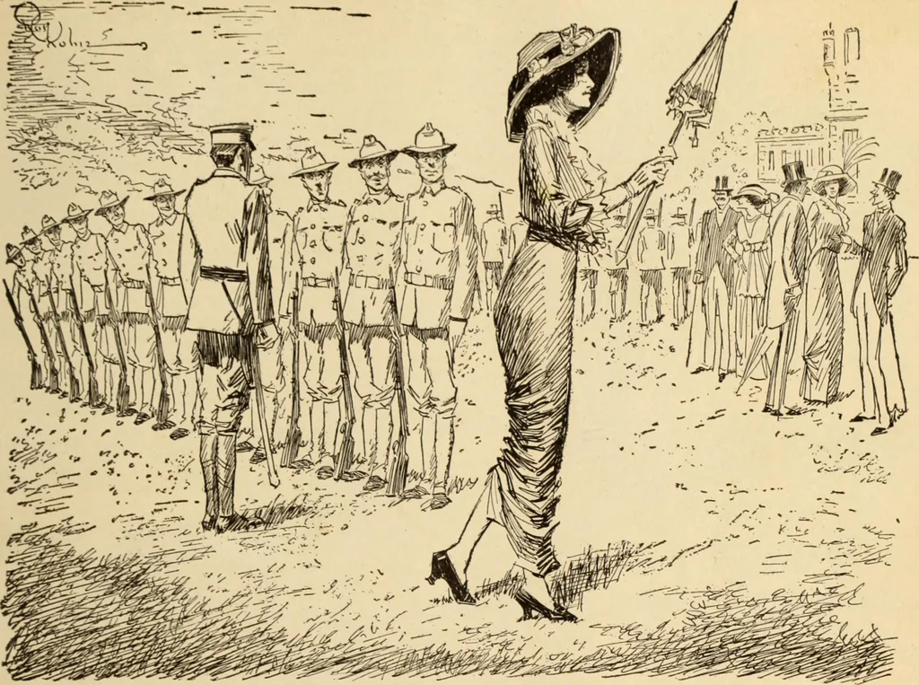 An illustration from Caricature. ed 1913, 1913, leaf 118