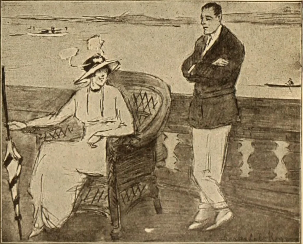 An illustration from Caricature. ed 1913, 1913, leaf 118