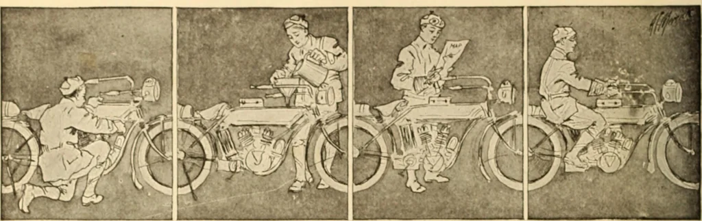 An illustration from Caricature. ed 1913, 1913, leaf 121