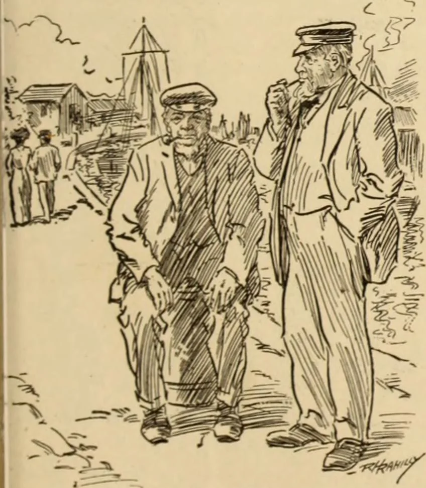 An illustration from Caricature. ed 1913, 1913, leaf 126
