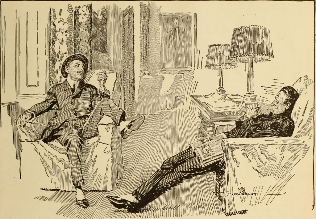 An illustration from Caricature. ed 1913, 1913, leaf 128