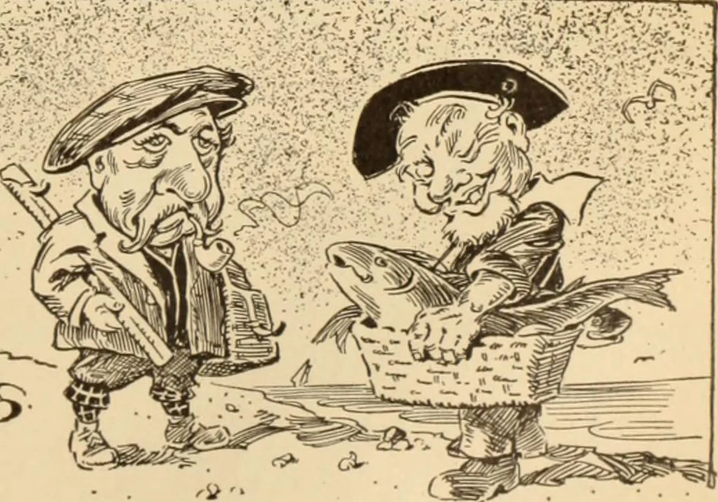 An illustration from Caricature. ed 1913, 1913, leaf 128