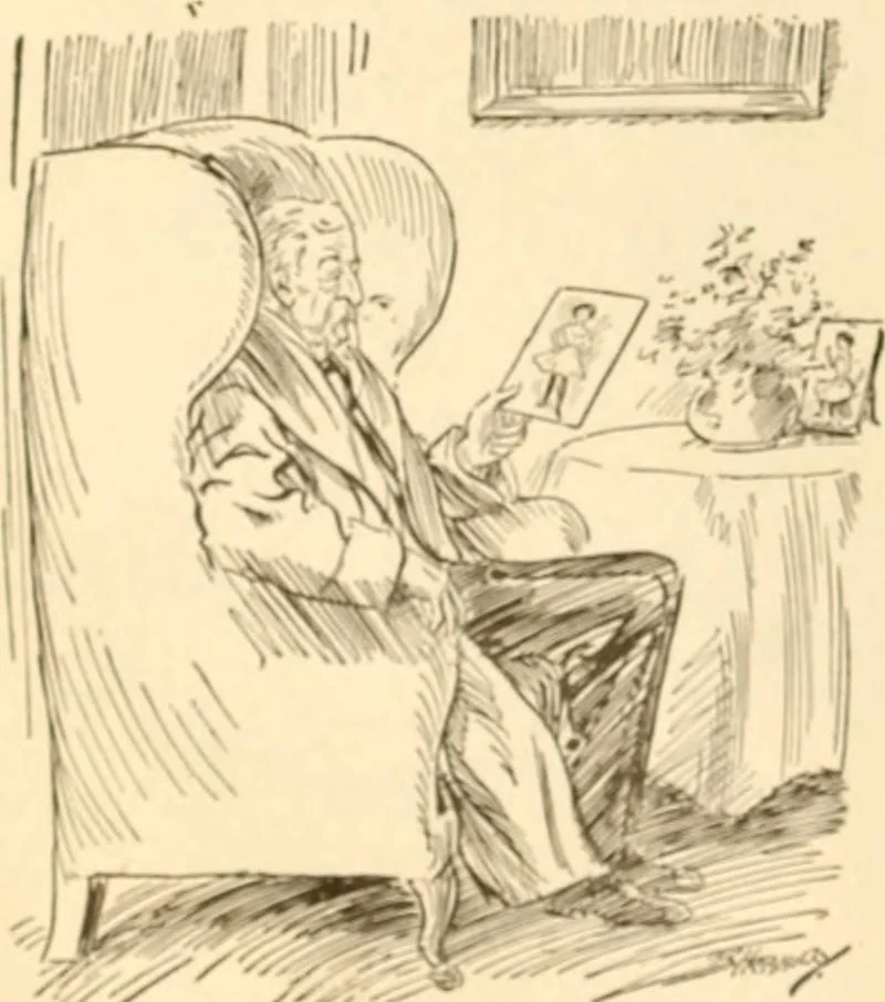 An illustration from Caricature. ed 1913, 1913, leaf 129