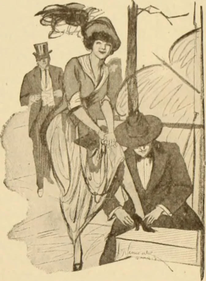 An illustration from Caricature. ed 1913, 1913, leaf 134
